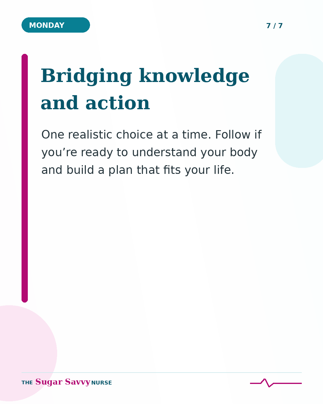Bridging knowledge and action one realistic choice at a time.